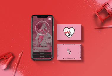 iPhone с Визитными Карточками