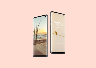 Dos smartphones Samsung Galaxy S10