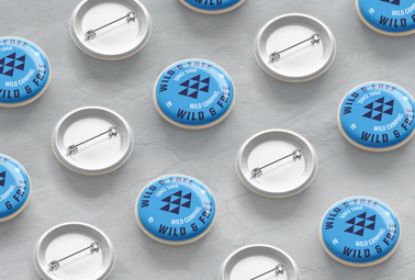 Multiple Isometric Button Badges