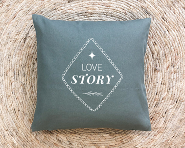 Cushion on a Rattan Background