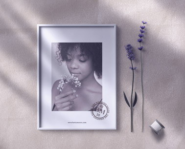 Wedding Photo Frame with Ornaments