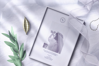 Фото Рамка на Свадебном Фоне