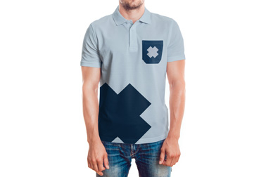 Men's Polo Shirt on a White Background