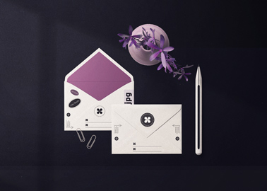 Envelopes, Flower Pot, and a Pencil