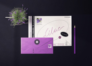 Flyer and Envelope with a Pencil