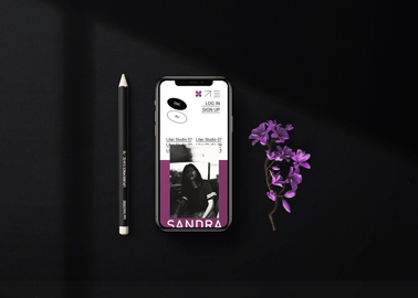 iPhone with a Pencil and Lilacs