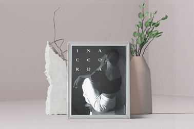 Tabletop Frame on an Artistic Background