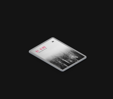 iPad Left Side View on a Black Background