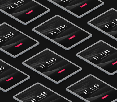 Isometric iPads on a Black Background