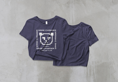 Two Crop Tops Front and Back View