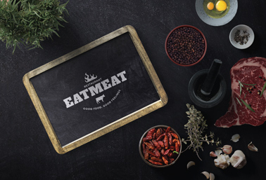 Chalkboard Menu next to Cooking Ingredients