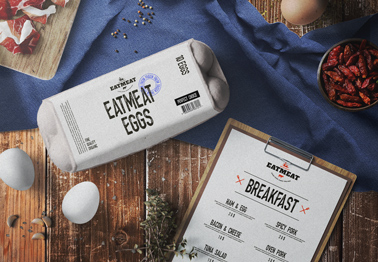 Egg Box with Clipboard Menu