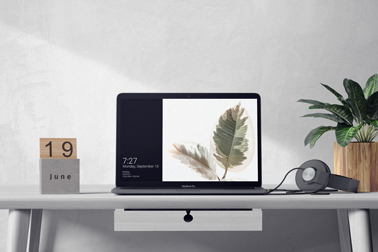 Laptop on a Modern Workspace