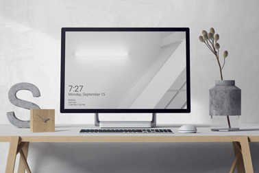 Surface Studio Desktop with Decors