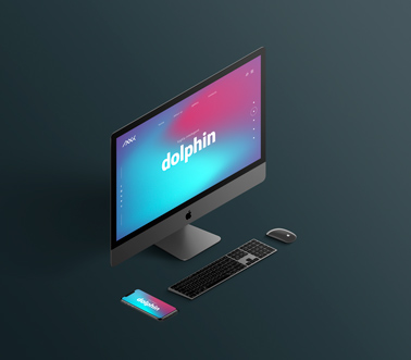 iMac Set with iPhone on a Black Background