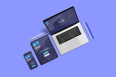 Электронные устройства, вид сверху