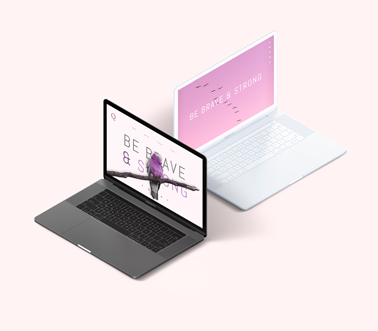 Two White and Gray MacBooks