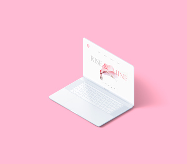 White MacBook Right Side View