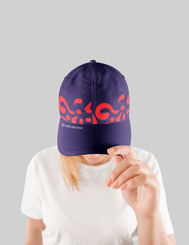 Girl Wearing Cap Front View