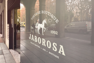 Vintage Boutique Window Signage