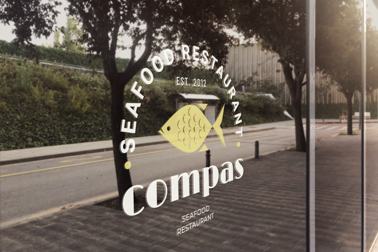 Seafood Restaurant Window Signage