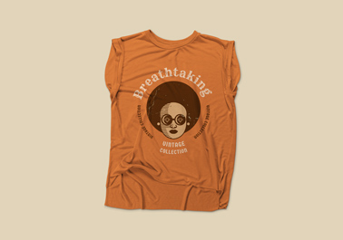 Muscle Tank Top on a Beige Background