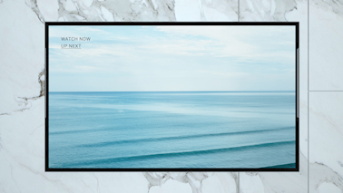 Flat-Screen TV Front View