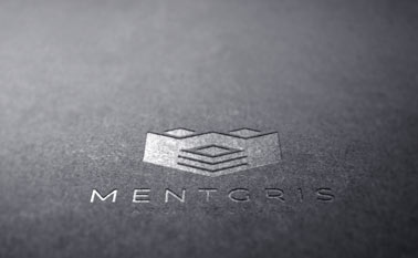 Logo on Dark Gray Texture