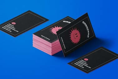 Multiple Scattered Business Cards