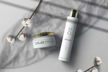 Cosmetic Container and a Jar with Branches