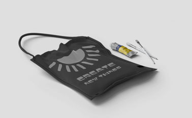 Tote Bag Next to Art Supplies