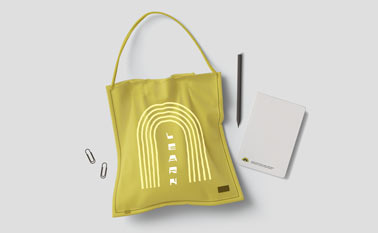 Tote Bag with Stationery Supplies