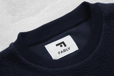 Label on a Wool Sweater