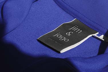 Zoom-in View of a Fabric Label