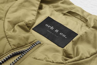 Label on a Satin Jacket