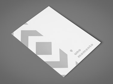 Booklet Cover on a Gray Surface
