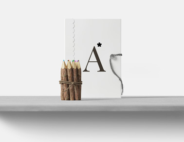 Button Notebook and a Bunch of Pencils