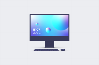 24-inch iMac Front View