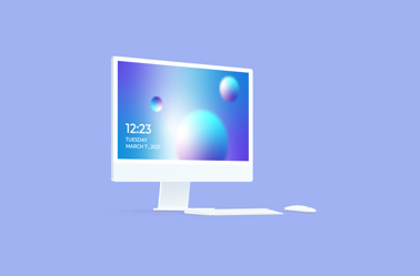 24-inch iMac Left Side View