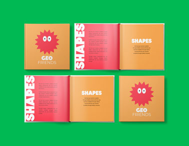 Four Open and Closed Square Books