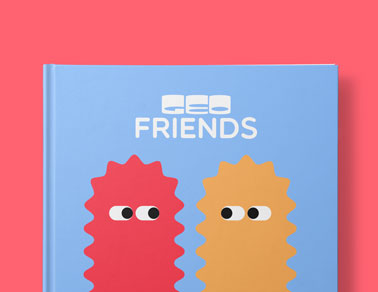 Zoom-in View of a Book on a Pink Background