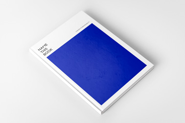 Slim Hardcover Book Tilted to the Left