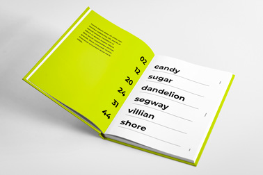 Open Hardcover Book Tilted to the Right