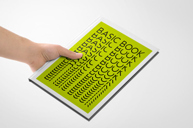 Hand Holding a Slim Hardcover Book