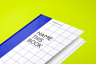 Tilted Slim Hardcover Book Top View