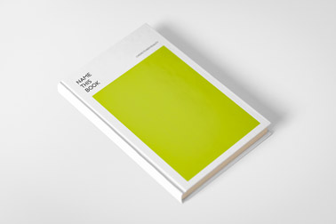 Hardcover Book Tilted to the Left