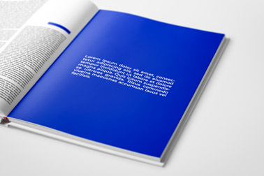 Open Hardcover Book Bottom View