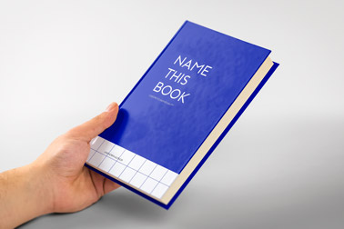 Hand Holding a Book Right Side View