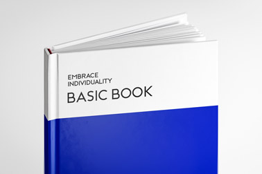 Hardcover Book Top Part View