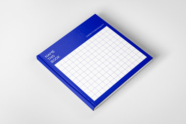 Square Slim Book Tilted to the Left